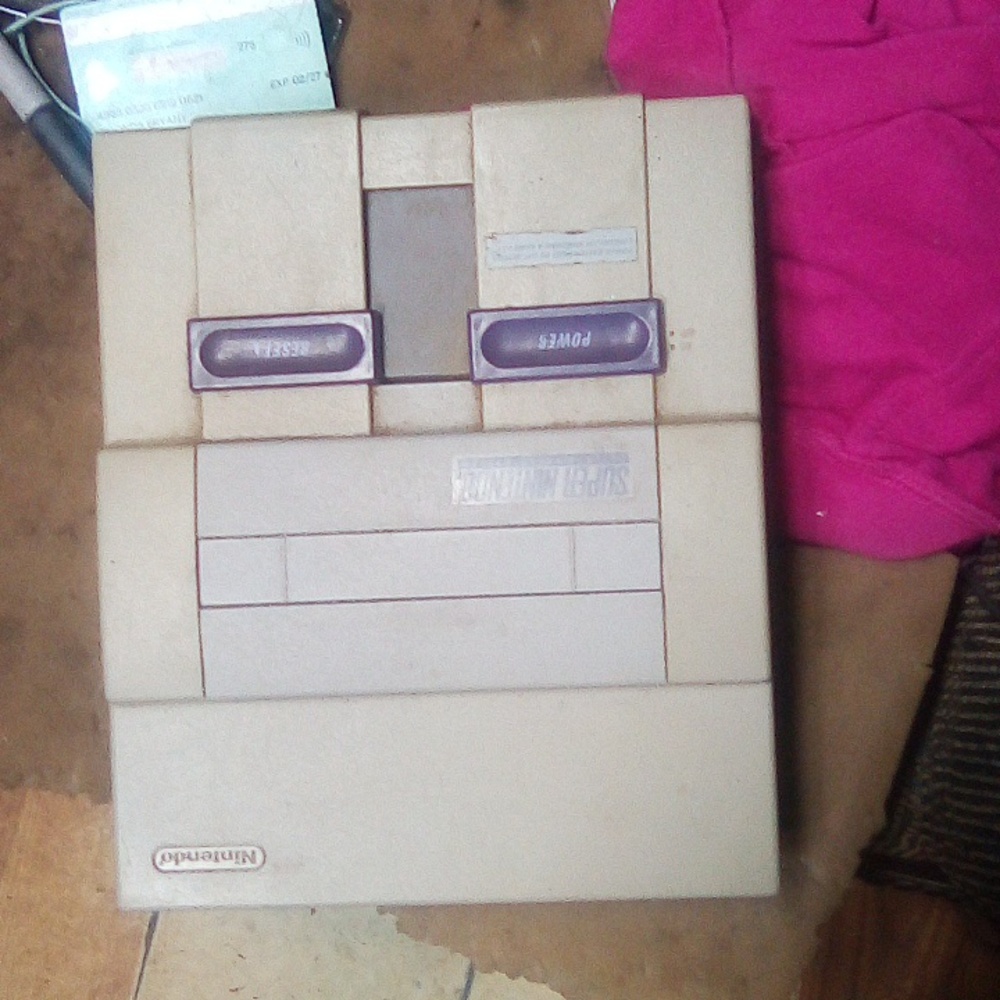 Super Nintendo with all hook ups